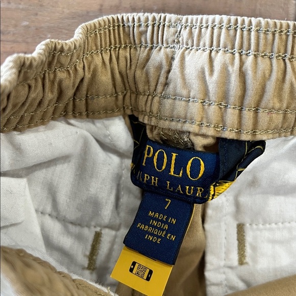 Polo Ralph Lauren khaki light weight cotton pants joggers size 7 - Picture 3 of 6